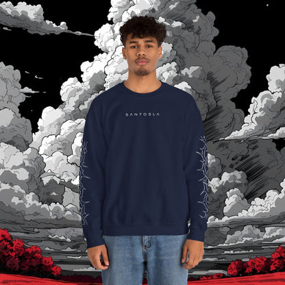 Inhale Exhale Crewneck Sweatshirt — Minimal Mental Health Graphic Pullover