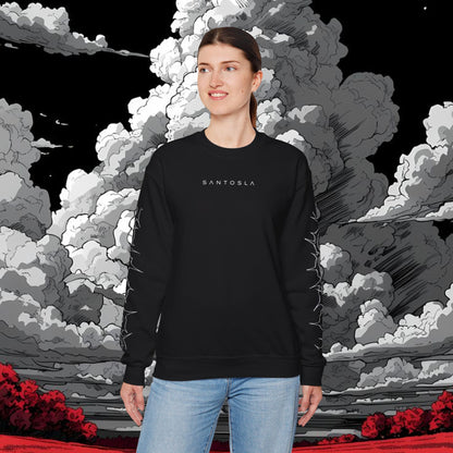 Inhale Exhale Crewneck Sweatshirt — Minimal Mental Health Graphic Pullover
