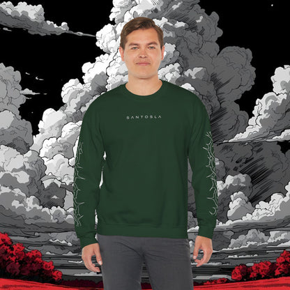Inhale Exhale Crewneck Sweatshirt — Minimal Mental Health Graphic Pullover