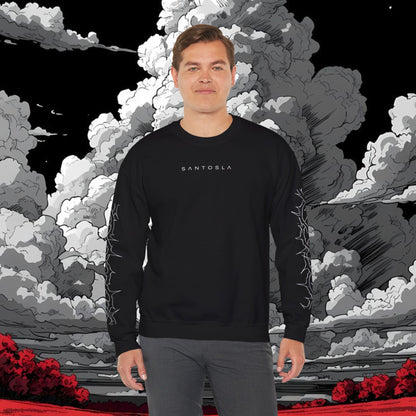 Inhale Exhale Crewneck Sweatshirt — Minimal Mental Health Graphic Pullover