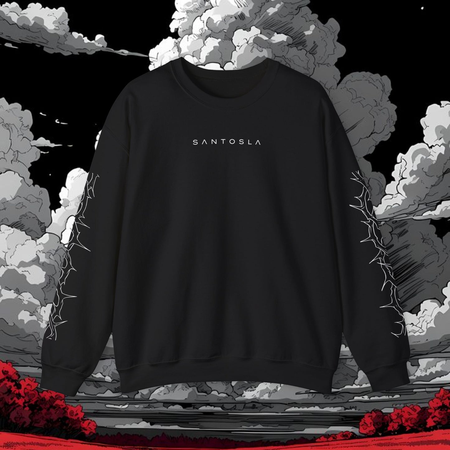 Inhale Exhale Crewneck Sweatshirt — Minimal Mental Health Graphic Pullover