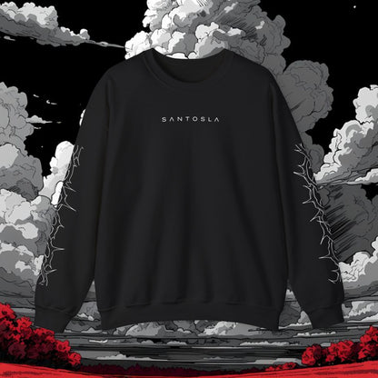 Inhale Exhale Crewneck Sweatshirt — Minimal Mental Health Graphic Pullover