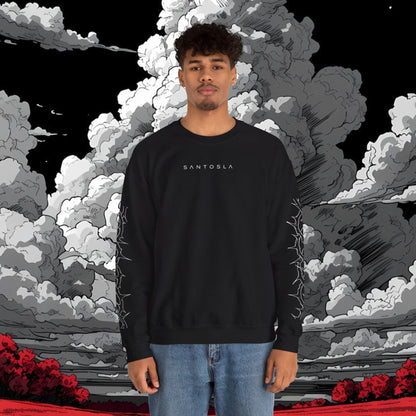 Inhale Exhale Crewneck Sweatshirt — Minimal Mental Health Graphic Pullover