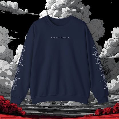 Inhale Exhale Crewneck Sweatshirt — Minimal Mental Health Graphic Pullover