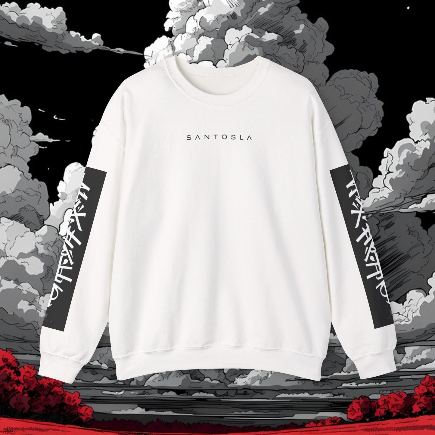 Moon Graphic Crewneck Sweatshirt