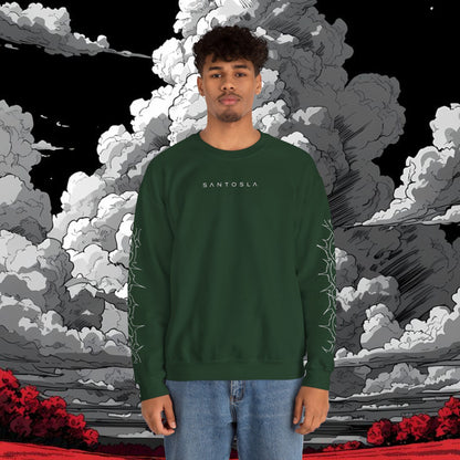 Inhale Exhale Crewneck Sweatshirt — Minimal Mental Health Graphic Pullover