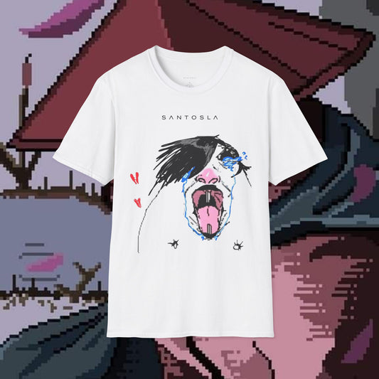 Santobla Screaming Face T-Shirt — Graphic Punk Art Tee