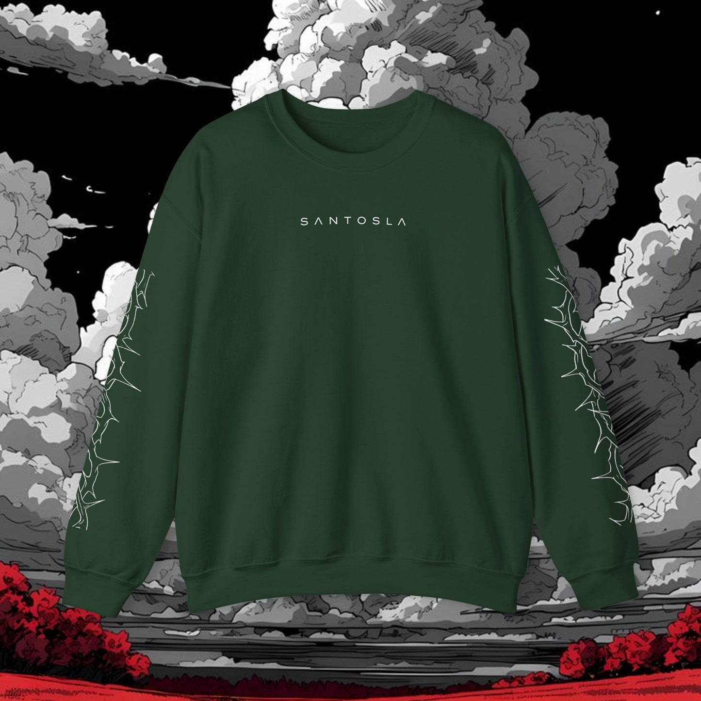 Inhale Exhale Crewneck Sweatshirt — Minimal Mental Health Graphic Pullover