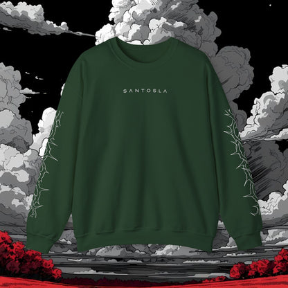 Inhale Exhale Crewneck Sweatshirt — Minimal Mental Health Graphic Pullover